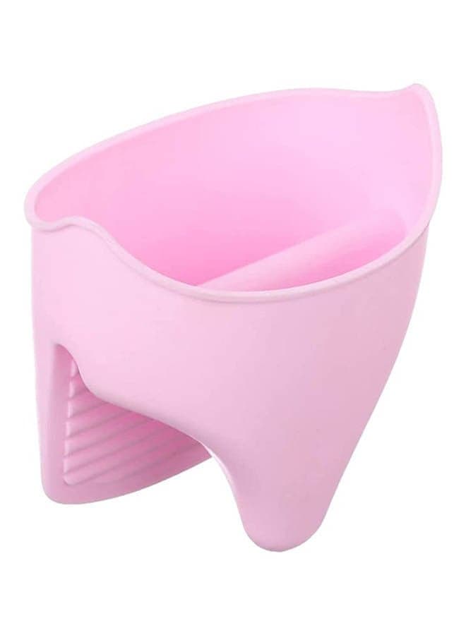Silicone Fish Mouth Shaped Pot Holder Pink