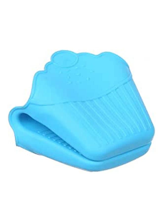Silicone Patterned Pot Holder For Kitchen Pots Blue