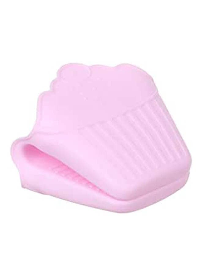 Silicone Patterned Pot Holder For Kitchen Pots Pink