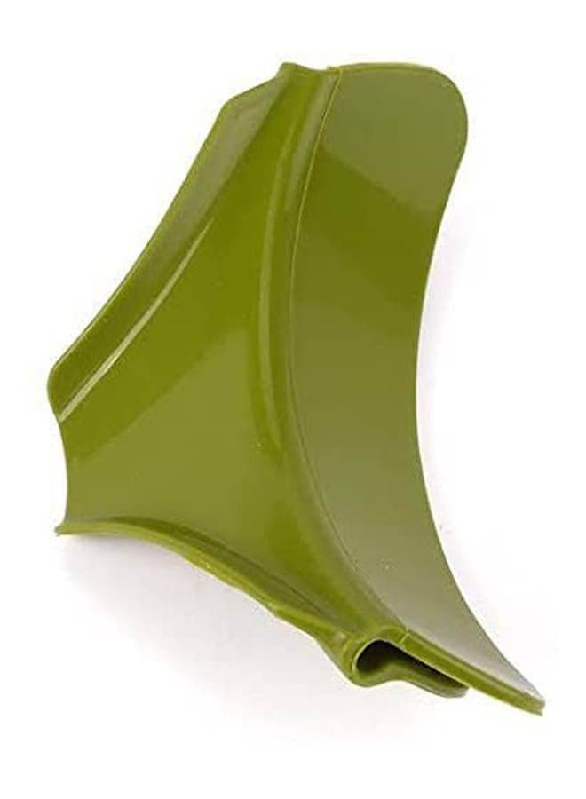 Silicone Water Soup Pourer Spout For Bowls Pots Pan Jar Prevent Spill Fits All Sizes Green