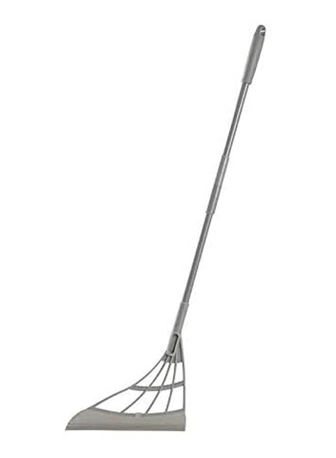 Magic Broom Floor Sweeper Retractable Dust Water Hair Bathroom Wiper Multi-Function Cleaning Tool For Household Grey
