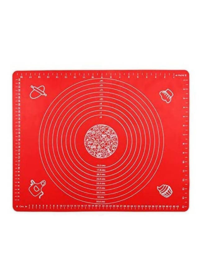 Extra Large Silicone Baking Mat For Pastry Rolling With Measurements Red Baking Tools & Accessories