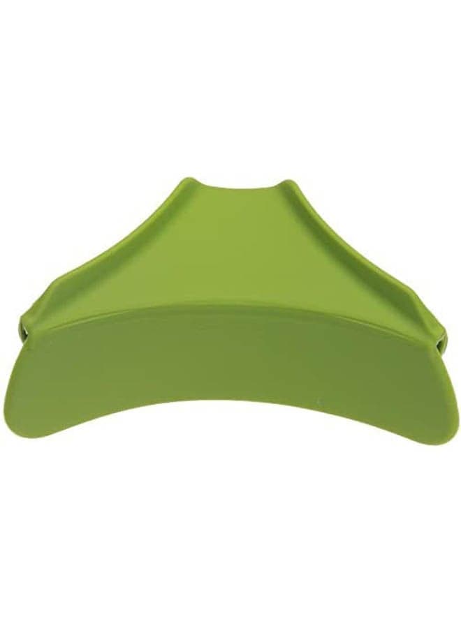 Kitchen Silicone Anti Spill Drain Pans Round Rim Deflector Liquid Funnel Soup Cooking Tools Green Kitchen Accessories