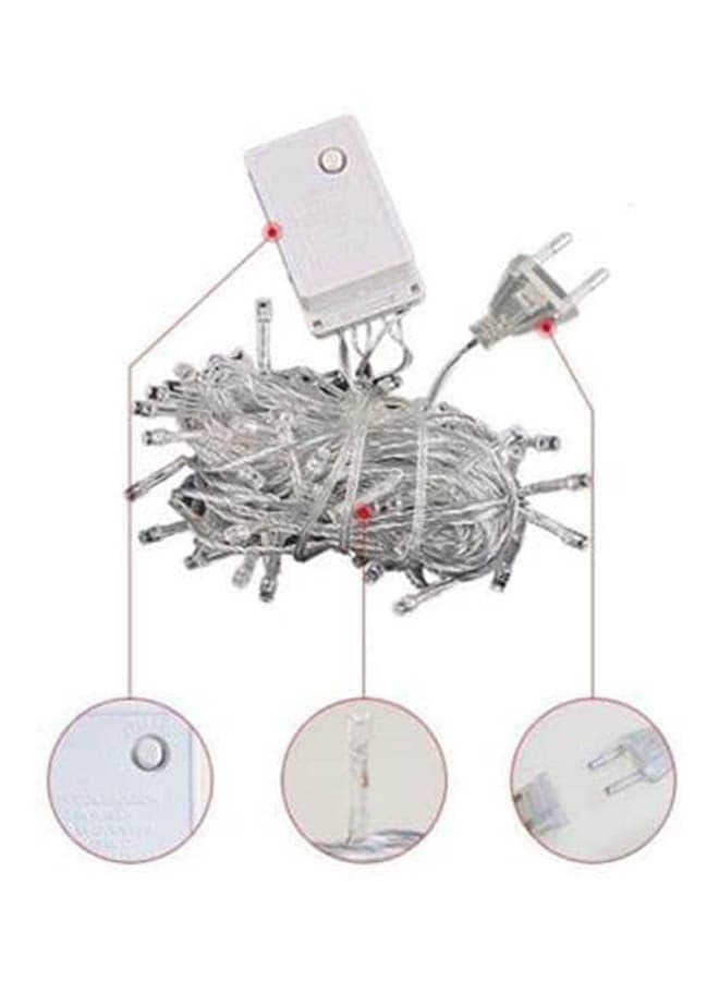 100 Led Flashing Light Christmas Tree Decorations Fairy String Waterproof Lamp Sz1968B Clear 10x1968cm Light Bulbs