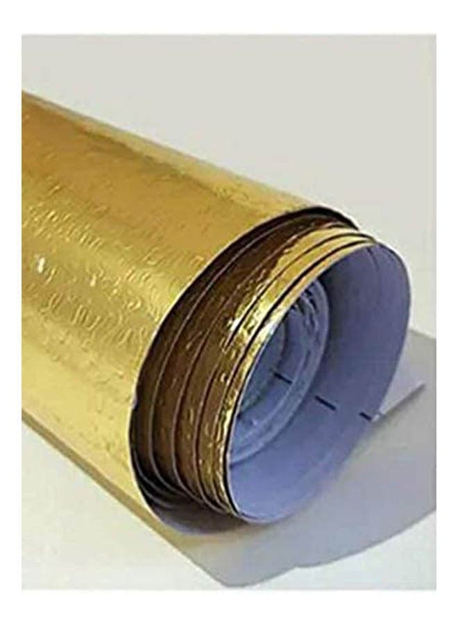 Thermal Adhesive Roll Gold Wall Decal