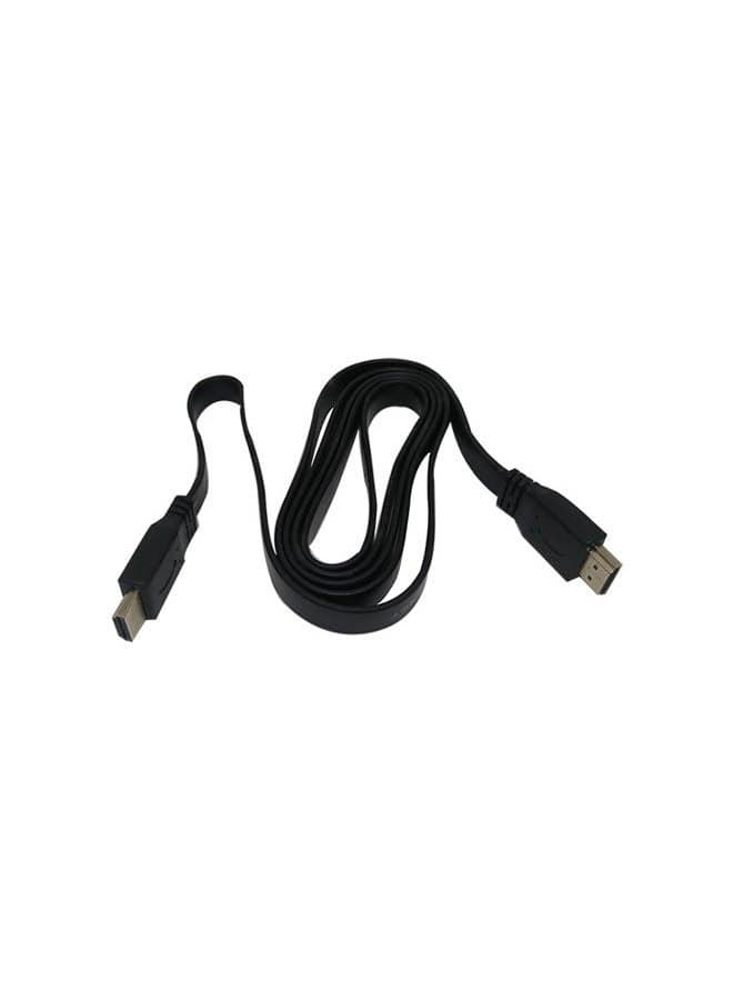 HDMI to HDMI cable compatible with monitors and laptops / 1.5M Black Television Accessories