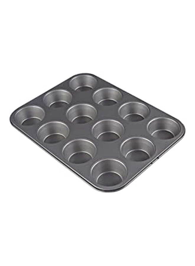 Cupcake Pans Baking Pan 12 Cup Black Moulds