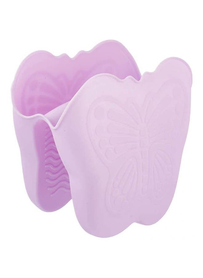 Butterfly Shaped Pot Holder Purple