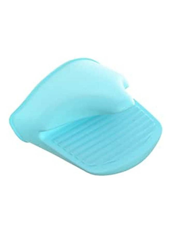 Silicone Cooking Mitts Blue