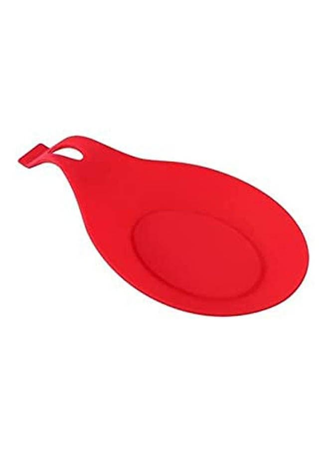 Spoon Insulation Mat Silicone Heat Resistant Red Kitchen Accessories