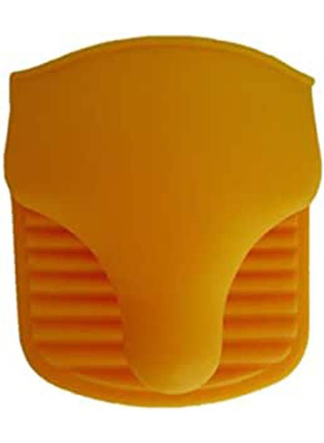 Holder For Hot Pots From The Silicone Insulation From Heat Orange