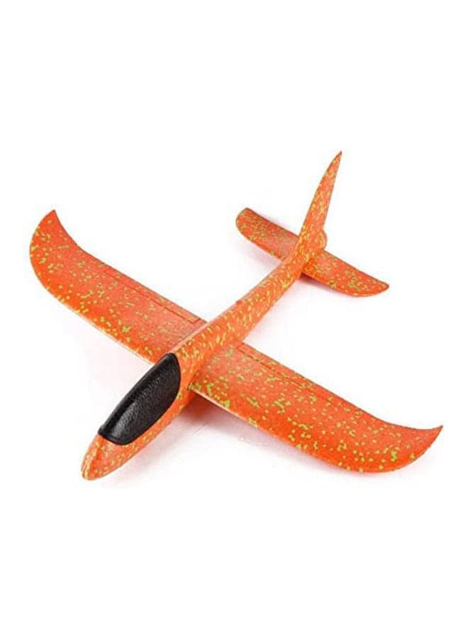 Hand Launch Throwing Glider Aircraft Inertial Foam E Pp Airplane Toy Orange