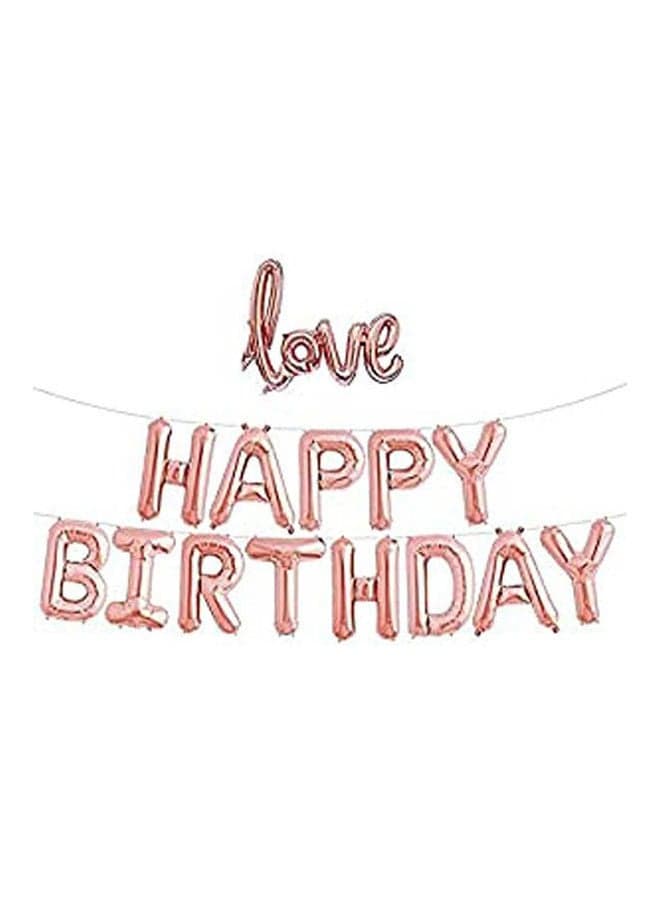 Happy Birthday Balloons Ipartyclub Foil Birthday Banner Balloon With Love Balloons