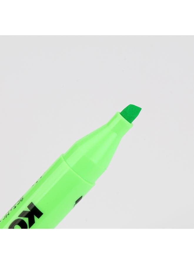 High Liner Plus Chisel Nr:36005 Green Stationery Highlighters (5)