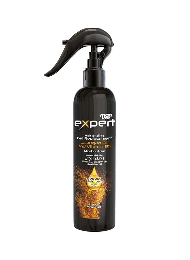 Expert Hair Styling Gel Replacement With Argan Oil and Vitamin B5 Clear 180ml Creams, Gels & Lotions