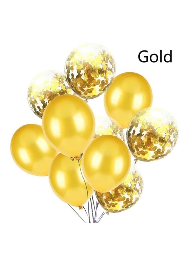 10-Piece Decorative Party Balloons Set 12inch (٥)