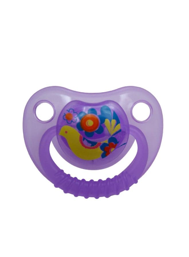 Silicone cherry soother with cap - 6m+ Pacifiers