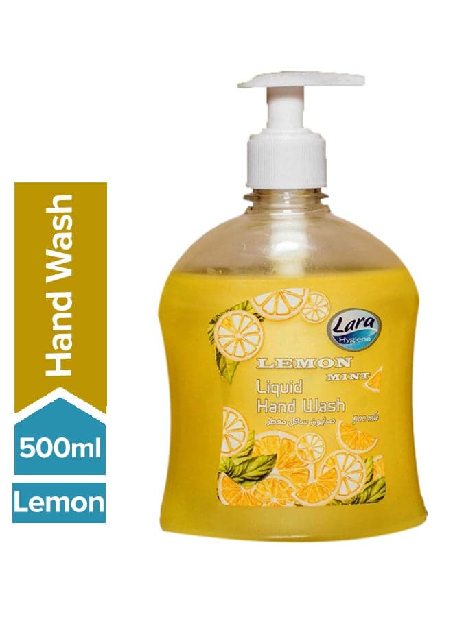 Lemon And Mint Liquid Hand Wash 500ml Bathroom Cleaners