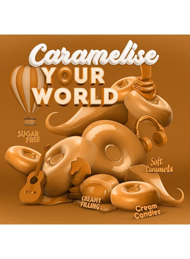 Soft Eclairs Cream Toffees With Chocolate Filling 100grams (9)