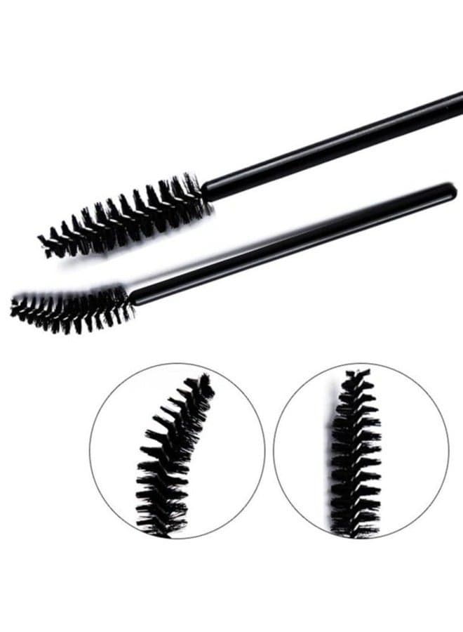 50-Piece Eyebrow Eyelashes Brush Set Black (3)