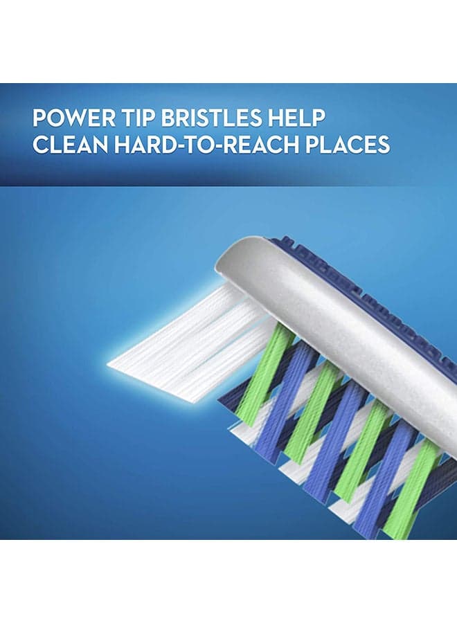 Expert Extra Clean, Soft Manual Toothbrush With Angled Bristles Assorted multicolour 40 Soft (٦)