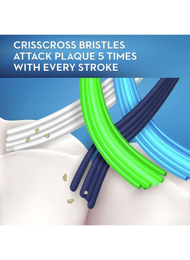 Expert Extra Clean, Soft Manual Toothbrush With Angled Bristles Assorted multicolour 40 Soft (٨)