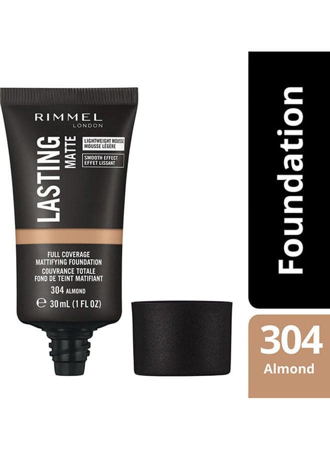 Lasting Matte Foundation – 304 –Almond (3)
