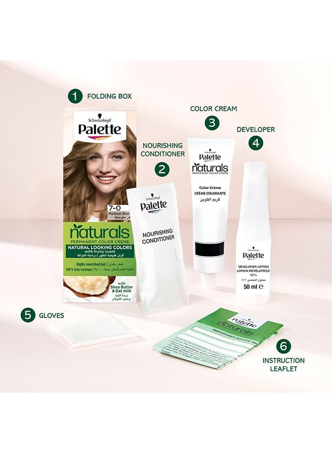 Naturals Permanent Color Crème 8-0, Light Blonde 110ml (9)