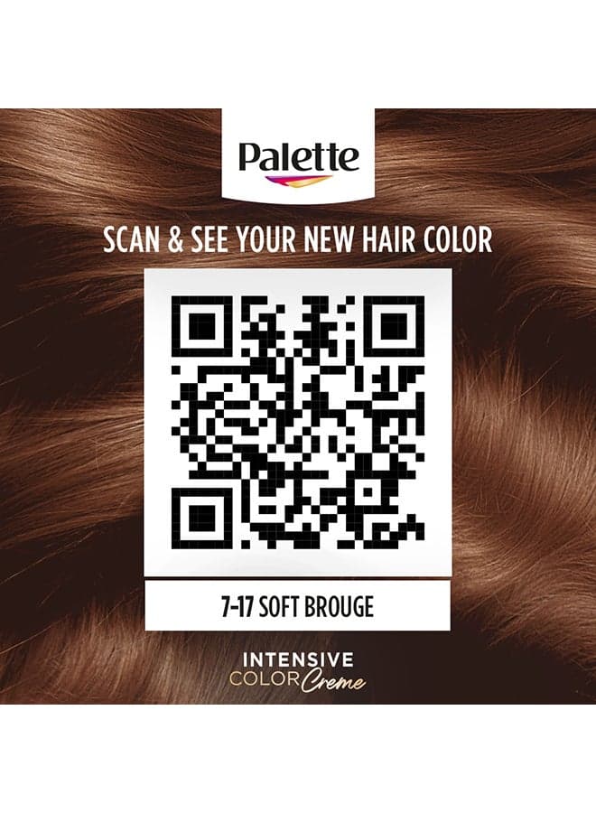 Intensive Color Crème 7-17 Soft Brouge 50ml , 50ml , & 10ml Chemical Hair Dyes (٥)
