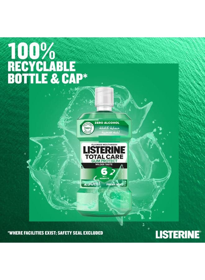 Mouthwash Listerine Total Care Gum Protect Green 250ml (٦)