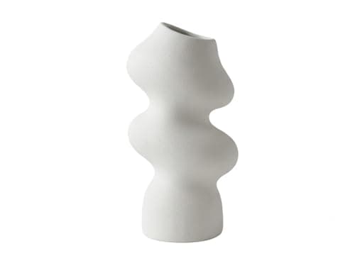 Home Care E-805 Medium Rocky Vase Modern Decorative Vase with Organic Rocky Texture for Contemporary Home and Office Elegance