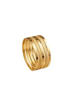 Gold Wide Gowisha – One Piece Hand Bracelet | Unique Design for Everyday and Occasions