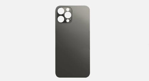 Replacement Glass Back Cover Compatible with iPhone 12 Pro Back Repair Part (Graphite) Cellular phone case