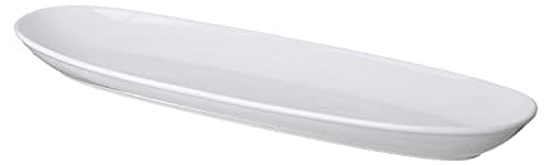 Rosa By Fathy Mahmoud Serving Plate, 57cm - White Dishware plate