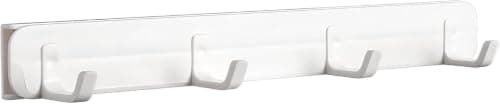 Magic Extendable Sliding 4-Hook Hanger Easy No Nail Home Organization