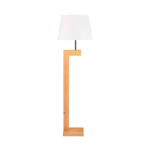 El Rawda Wooden Floor Lamp, Elegant Decorative Standing Light with Unique Timeless Design