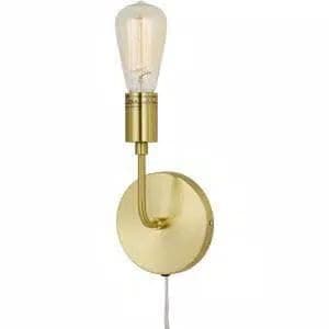 Generic ABALIQUE 1 Bulb Without Bulbs 25x15x25cm Gold EGL$P174 EGL$P174