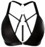 Women's Leather Bra - One Size Fits Up To 80 Kg - HN 9098