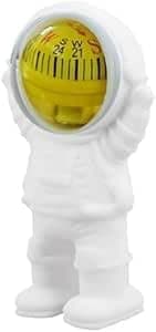 Car Directions Compass Home Office Decor Astronaut Outdoor Camping Hiking Multi Use (White in Yellow) - AGA Navigation compass
