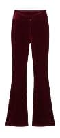 Women's Winter Velvet High Waist Wide Leg Pants - HN 6058