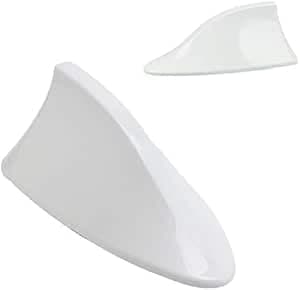 Shark Fin Antenna Car Antenna Plastic Strong Radio Signal for Most Cars - Radio Signal Working Antenna - White