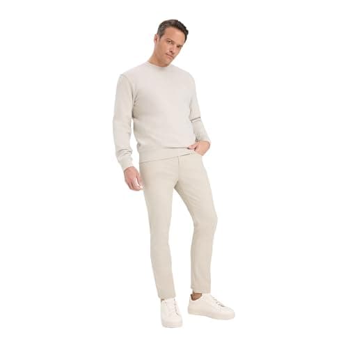 DeFacto Mens Casual Regular Fit Crew Neck Knitted Sweat Shirt E8339AX Sweat Shirt (pack of 1) Sweatshirt