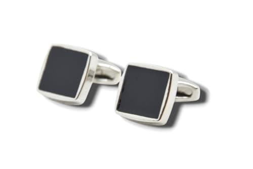 Marco Capelli Stainless Steel Cufflinks For Men Black Cuff4 Cuff link