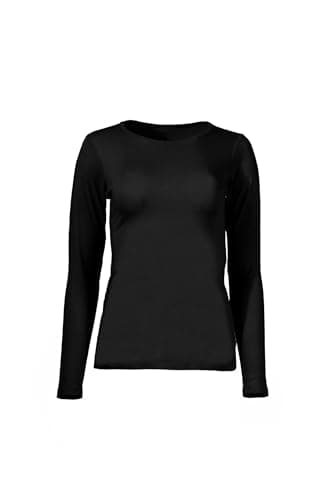 CARINA Womens Cotton Round Neck Top Shirt