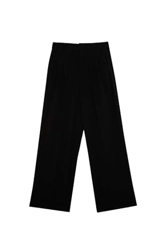 DeFacto Womens Wide Leg Smart Casual Woven Bottom Trousers E7241AX Trousers Pants