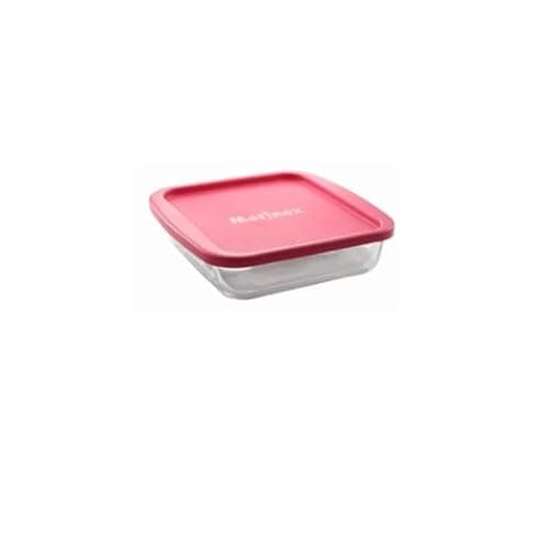 Marinex Raoster quadrado com tampa de plástico Casseroles