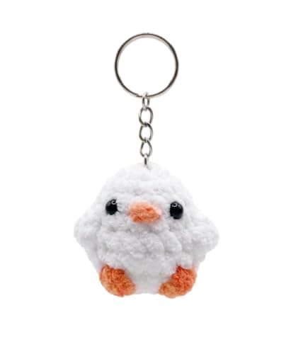 Amigurumi Handmade Chick Keychain