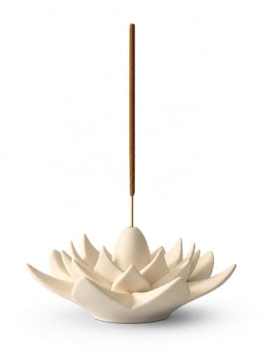 Decorative Incense Holder with Ash Catcher, Smoke Catcher & Stick Stand, Unique Home Décor Ash Tray for Incense Sticks, Meditation, Relaxation, Living Room & Bedroom – lotus
