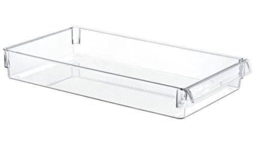 Generic Clear Drawer Organiser, Multi-Purpose for Vegetables, Fruits and Cans, 21x36x5 cm, .hd Caddy