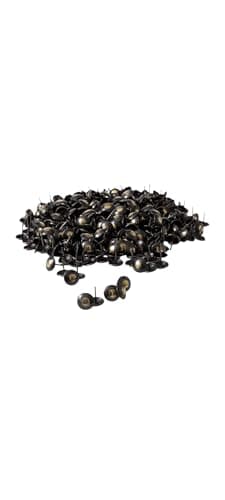 100 Pieces Upholstery Nails - Decorative Nails for Furniture Clothes Furniture - Metal Pins for Armchairs - Bronze and Gold - 14x12mm Screws